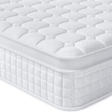 Vesgantti 10 Inch Multilayer Hybrid Mattress - Multiple Sizes Available Ergonomic Design with Memory Foam and Pocket Spring/Medium Firm Feel - trắng - Xem 1