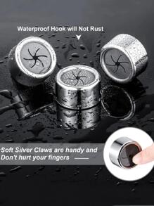 3入組廚房毛巾掛架,自粘式牆面碗墊毛巾掛鉤,圓形壁掛毛巾架適用於浴室、廚房和家庭,牆壁、櫥櫃、車庫,不需要鑽孔