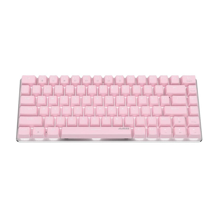 AK33 82-Key Notebook Keypad & 108-Key Game Machinery Keyboard - AK33RGB Red axis - 粉色 - 查看 1