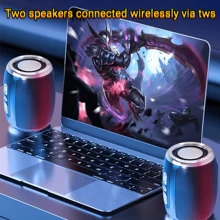 2023年最新款迷你藍牙無線免提揚聲器藍牙揚聲器 - 黑色 - 查看 7