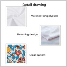 1 tấm thảm in hoa và nấm, cờ cho phòng, trang trí phòng, thảm, nghệ thuật treo tường, đồ dùng trong phòng, cờ cho phòng, trang trí nhà cửa, thảm treo tường - Nhiều màu - Xem 6