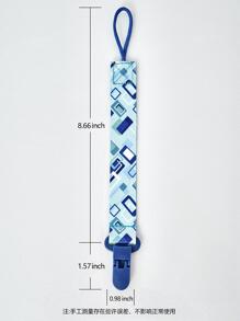 2 件双面花卉奶嘴夹，婴儿牙胶玩具挂带防丢失夹 - 彩色 - 查看 10