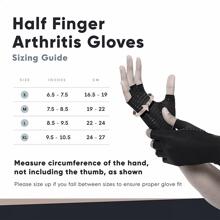 Găng tay không ngón nén bằng đồng cho ống cổ tay, Rsi, thấp khớp, đau tay, gõ máy tính - màu đen - Xem 7
