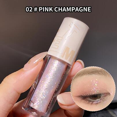 Sweet mint 金屬亮絲液體眼影,珍珠閃耀眼睛提亮眼影持久自然防水眼妝棒