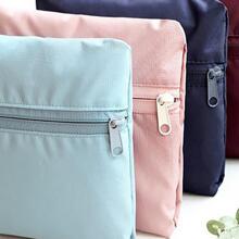 便攜旅行行李手提包,可折疊登機箱手提箱帶輪子適用於商業旅行 - 藍色 - 查看 7