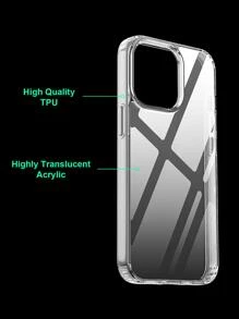 透明防震保护壳 硬壳 + 软边保护壳 二合一软硬组合保护壳。适用于 Galaxy A56/A55/A54/A36/A35/A34 Redmi 14C/A4/A3/Note 13/Note 14 Pro 防水防摔防刮 - 無色 - 查看 3