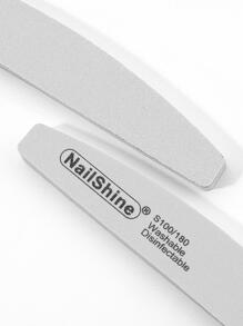 NailShine 10pcs 100/180 Grit Nail File,Nail Supplies,Nail Tools,Nail Art Tools,Back To School,Nails,Nail Tools For Press On Nails - Grey - View 8