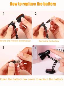 1 pieza Clip creativo mini Libro de luz para doméstico - Amarillo - Ver 11