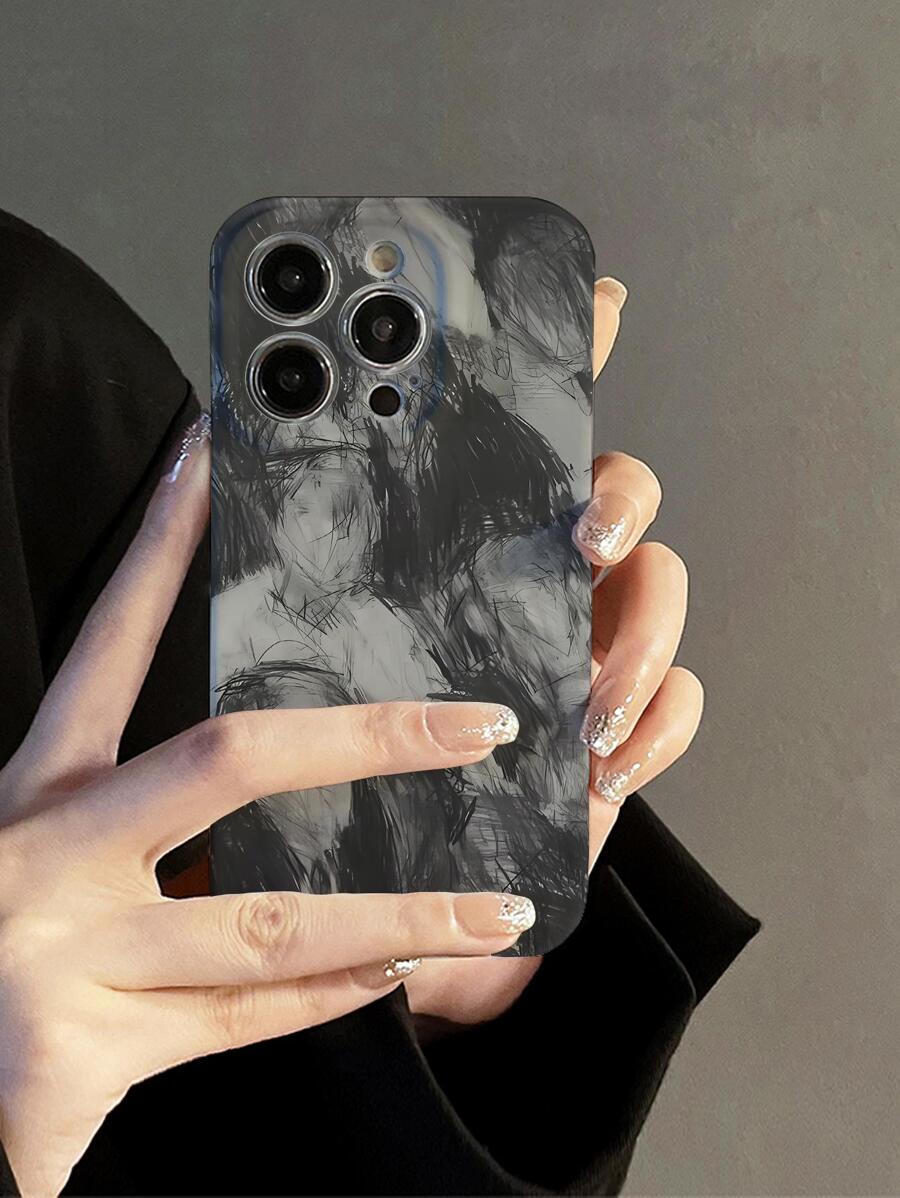 Coque De Téléphone Portable Motif Marbré - Multicolore - Voir 1