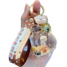 Mặt dây chuyền túi mô hình động vật hoạt hình - Cà phê nâu - Xem 1