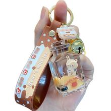 Mặt dây chuyền túi mô hình động vật hoạt hình - Cà phê nâu - Xem 2