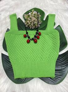 Women Tank Tops & Camis - 綠色 - 查看 1