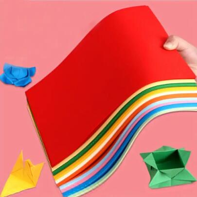 50 Sheets A4 Colorful Origami Copy Printing Paper Handmade Wrinkled Paper,Back To School,School Supplies