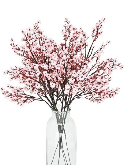 Set de 3 ramos de flores artificiales de colas de caballo para decoración de boda, hogar, comedor, dormitorio, jarrón, fiesta de cumpleaños, escena de boda, flores, regalos del Día de San Valentín, materiales DIY de Año Nuevo, Día de San Valentín, regalo de graduación