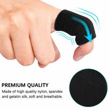 10Pcs Golf Finger Brace Splint Sleeves Thumb Support Protector Soft Comfortable Cushion Men Women Basketball Volleyball Tennis Gym Gym Accessories