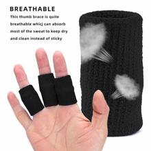 10Pcs Golf Finger Brace Splint Sleeves Thumb Support Protector Soft Comfortable Cushion Men Women Basketball Volleyball Tennis Gym Gym Accessories