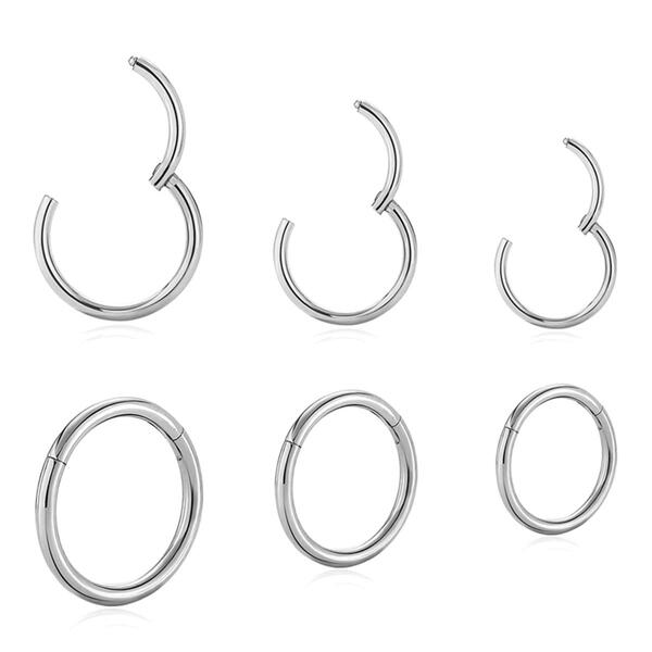 خاتم أنف مبسط قطعة واحدة