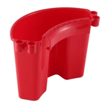 Car Wash Bucket Organizer for Storage Car Detailing Tools Car Wash Accessories Red - Red - View 2