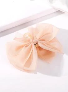 蝴蝶结装饰发爪可爱情人节情人爪夹发夹发夹发夹发夹发夹发夹秋冬发饰女士度假装女士 - 查看 3