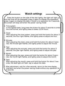 Led創意彩虹圖案表盤電子表,男女兼用學生手錶 - 黑色 - 查看 4