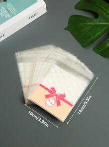 100 Gói Túi Cellophane Tự Dán Cho Ngày Của Mẹ Túi Nhựa Trong Suốt Đựng Bánh Quy Túi Cellophane Có Thể Đóng Lại Để Đóng Gói Bánh Mì, Quà Tặng, Ưu Đãi, Trang Sức Hoặc Thiệp - Đỏ - Xem 5