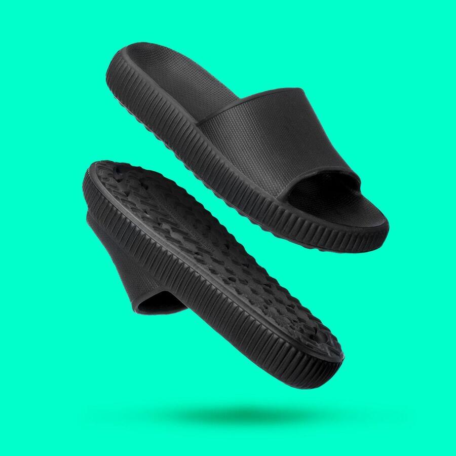 Chinelo Ortopédico Nuvem® Original Em EVA Com Tecnologia Soft and Light - Preto - Visão 1