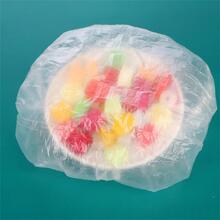 100PCS Disposable Food Cover Plastic Wrap PE Fresh-Keeping Film Bag Thickened Disposable Bowl Cover - Clear - View 8