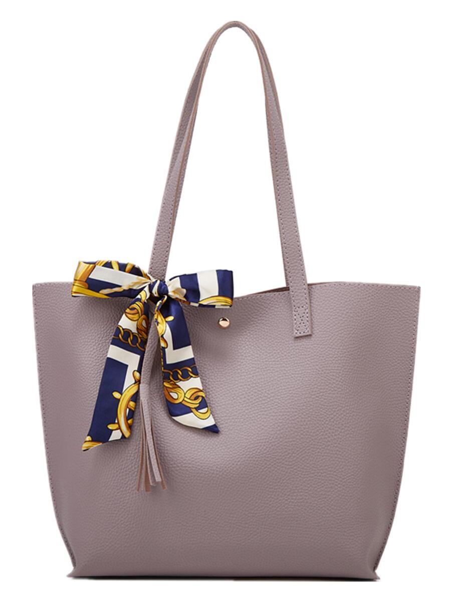 de mujeres Bolso de gran capacidad versátil moda Bolso de mano asa superior Bolso Bolsas para mujeres - Púrpura malva - Ver 1