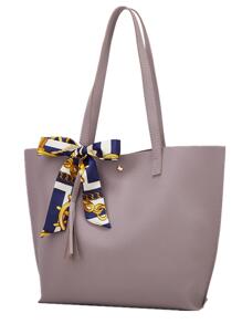 de mujeres Bolso de gran capacidad versátil moda Bolso de mano asa superior Bolso Bolsas para mujeres - Púrpura malva - Ver 2