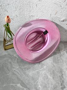 1 chiếc mũ cao bồi lấp lánh cho cả nam và nữ cho bữa tiệc - Màu Hồng Tươi - Xem 5