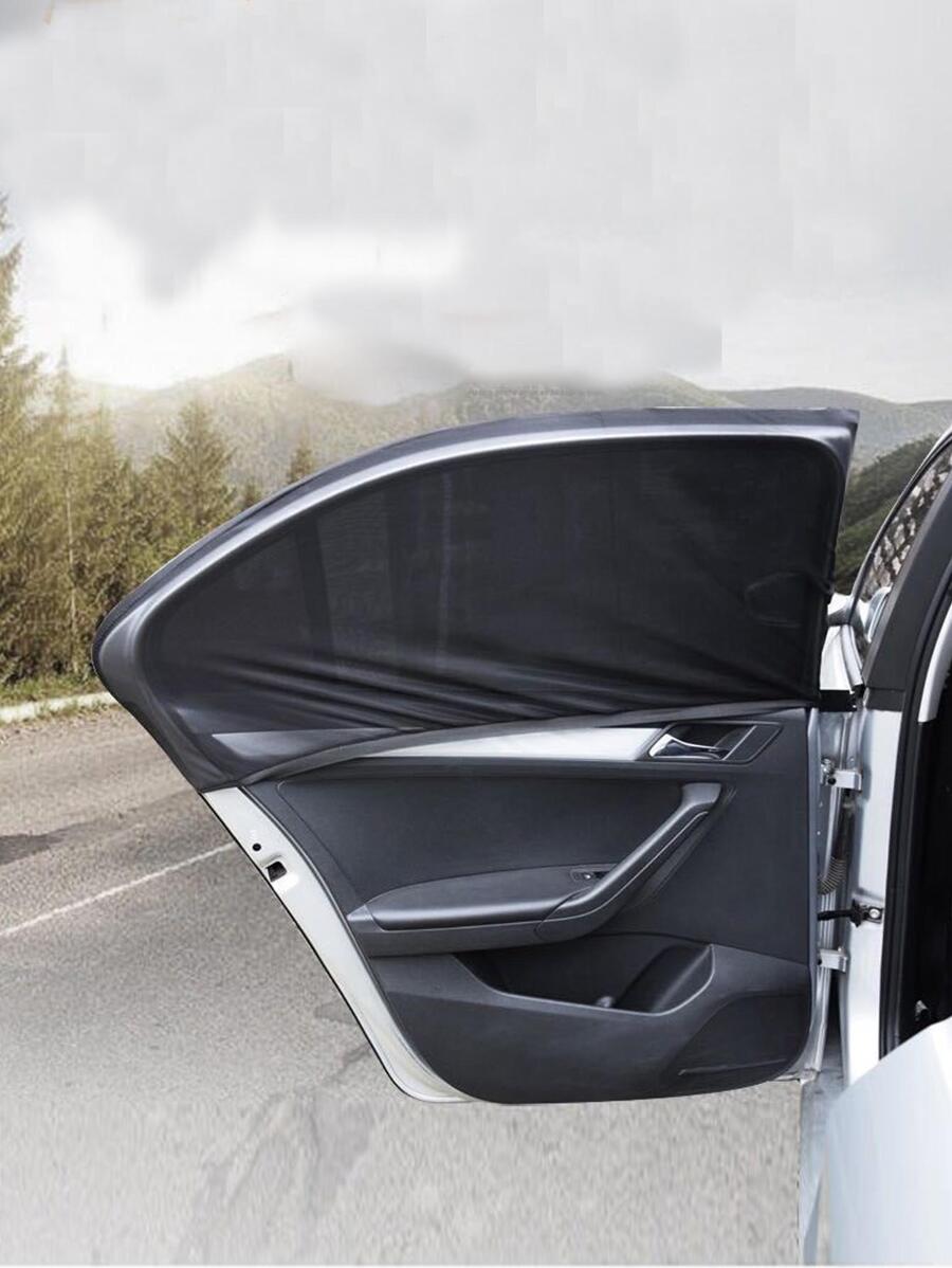 1雙車側遮光帘 - 黑色 - 查看 1