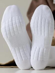 1 件装男士厚毛圈缓冲运动中筒袜，具有吸汗功能，秋季 - 彩色 - 查看 6