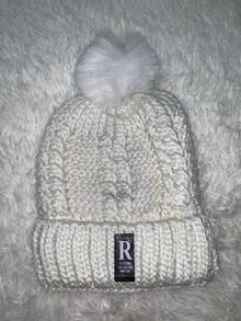 Women Beanie Hat - trắng - Xem 2