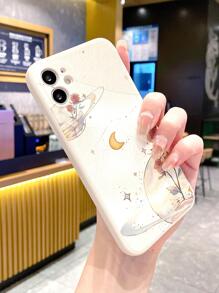 Cartoon Astronaut Phone Case - Multicolor - View 3