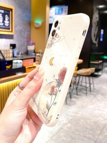 Cartoon Astronaut Phone Case - Multicolor - View 4