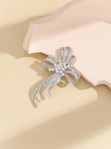 Royal Women Rhinestone Decor Glamorous Scarf Pin For Daily Life Valentine's Day Valentines Dress Accessories Pin For Clothes Bag Charm School Office Accessories Shirts Jacket Jewelry Christmas Halloween Clothes Pin Funny Cute Teacher Gifts