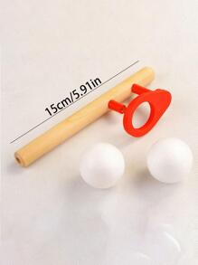 1pc Wooden Blow Ball Balance Game, Fun & Interesting Puzzle Toy For Group Competition & Lung Exercise,Puzzle Toys,Sensory Toys,Boys Toys Age 7,Toys For Boys,Games,Boys Toys