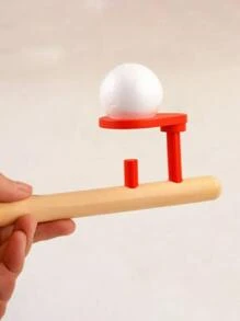 1pc Wooden Blow Ball Balance Game, Fun & Interesting Puzzle Toy For Group Competition & Lung Exercise,Puzzle Toys,Sensory Toys,Boys Toys Age 7,Toys For Boys,Games,Boys Toys