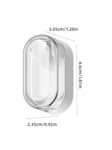 2 buc suporturi de periuță de dinți montate pe perete, fără găurire, pentru baie, înapoi la școală - alb - Vizualizare 3