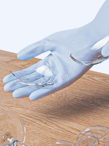 1pair/2pairs Reusable Cleaning Gloves For Dishwashing, Household Chores, Finger Protection 4-Seasons, Cleaning Protective Gloves Suitable For Kitchen, Bathroom, Household Cleaning - Pink - View 7