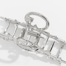 1 cái Phụ Nữ Ngôi Sao Thiết Kế Vuốt Tóc Sáng Tạo Để Trang Trí Tóc - Bạc - Xem 3