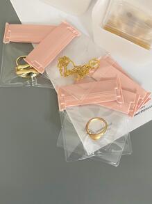 10pcs/set Jewelry Storage Zipper Closure Dustproof Pouches