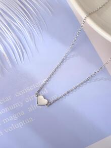 1入簡約時尚S925純銀心形設計優雅甜美風格閃亮腳鍊，適用於女性夏季裝扮和假日 - 銀色 - 查看 8