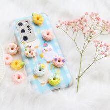 10pcs Random Resin Kawaii Donut Shaped Diy Cream Jewelry Making Accessory