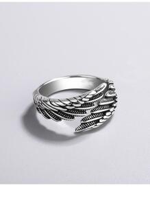1 vòng điều chỉnh hình cánh cổ điển thời trang cho nam và nữ - Nhẫn cá tính đôi cánh thiên thần phong cách retro thời trang cho nam và nữ - Xem 4