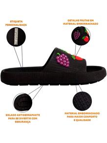 Pópidí Kids Slippers - Negro - Ver 4