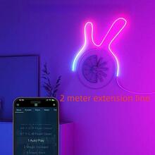 1 pieza PVC Luz de neón , creativo instrumento musical diseño Letrero de neón LED para fiesta - Blanco - Ver 9