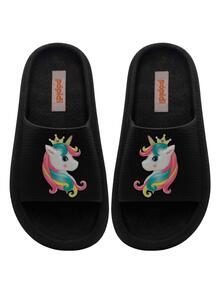 Pópidí Kids Slippers - Black - View 2