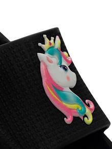 Pópidí Kids Slippers - Black - View 7