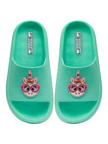 Pópidí Kids Slippers - Green - View 2